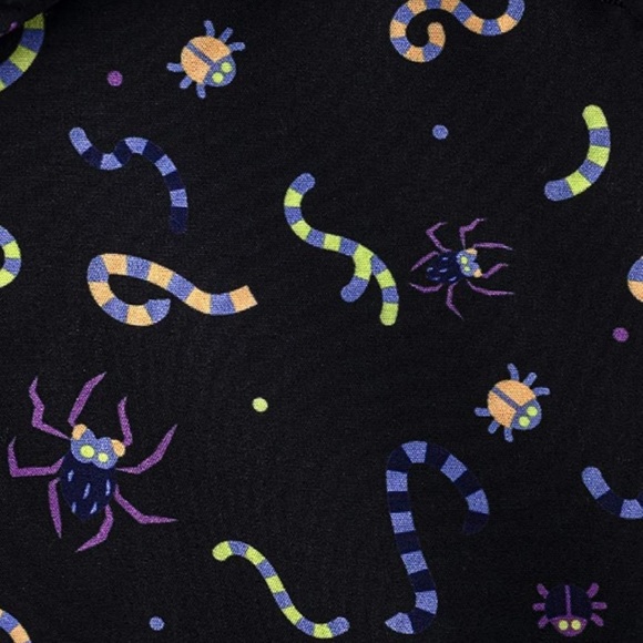 BNWT!✨Loungefly✨EXCLUSIVE✨Disney NBC Oogie Boogie GLOW IN DARK Backpack! 💚🕷🕸 - Picture 7 of 7